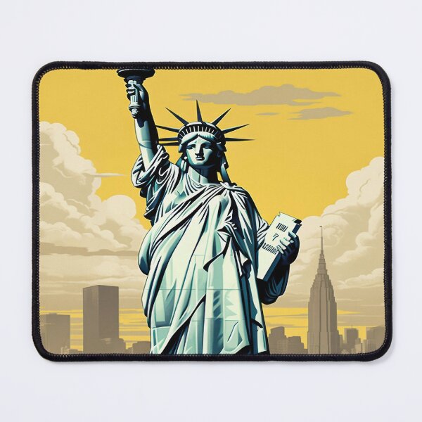 Item preview,  New York, Statue Of Liberty Vintage Art designed and sold by MarkedArtPrints.