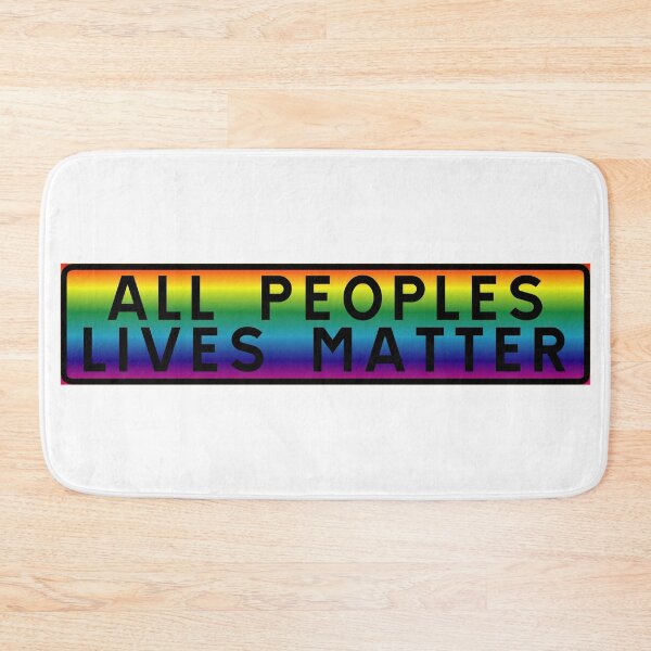 Item preview, All peoples lives matter designed and sold by ALF2023.
