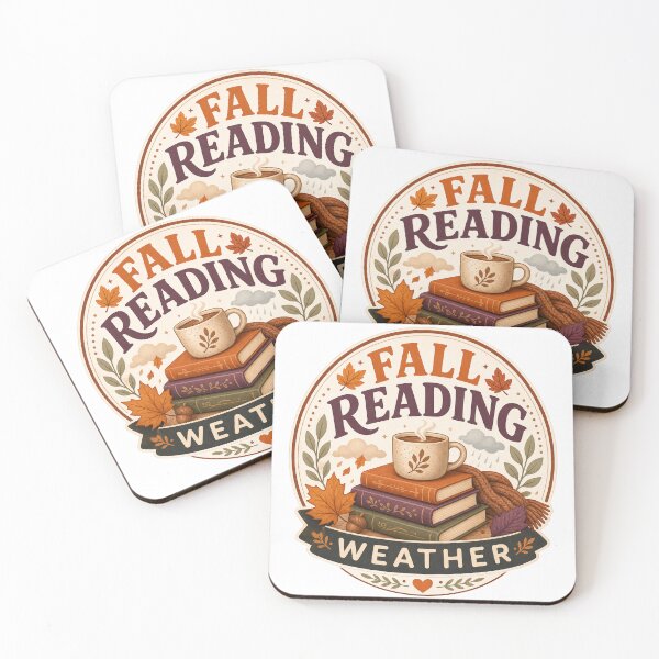 Item preview, Fall Reading Weather Badge designed and sold by houseoflushella.