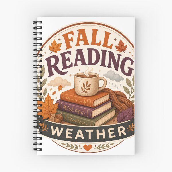 Item preview, Fall Reading Weather Badge designed and sold by houseoflushella.
