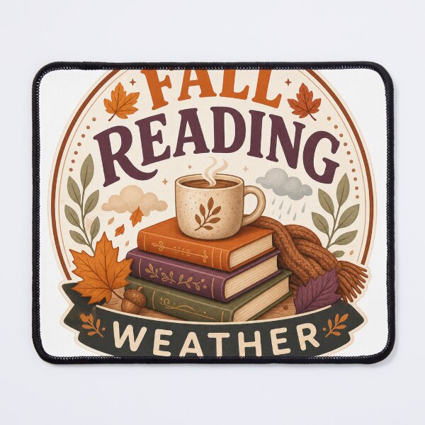 Item preview, Fall Reading Weather Badge designed and sold by houseoflushella.