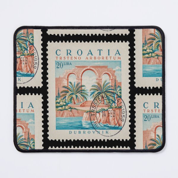 Item preview, Trsteno Arboretum Croatia Adriatic Postage Stamp Sticker designed and sold by stickercuffs.