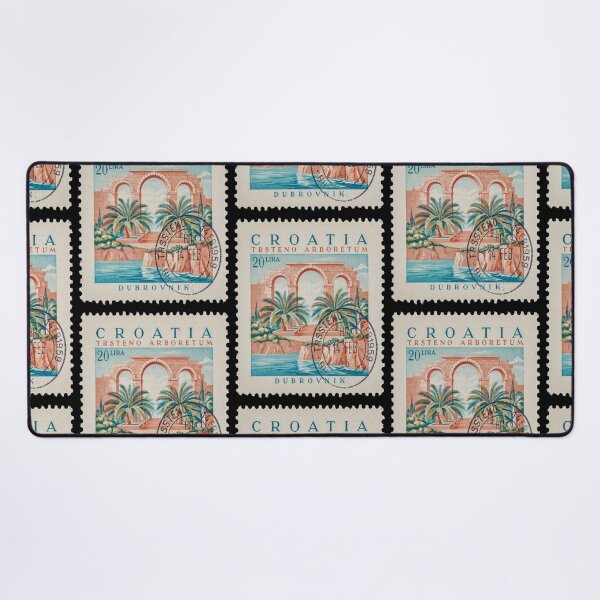 Item preview, Trsteno Arboretum Croatia Adriatic Postage Stamp Sticker designed and sold by stickercuffs.