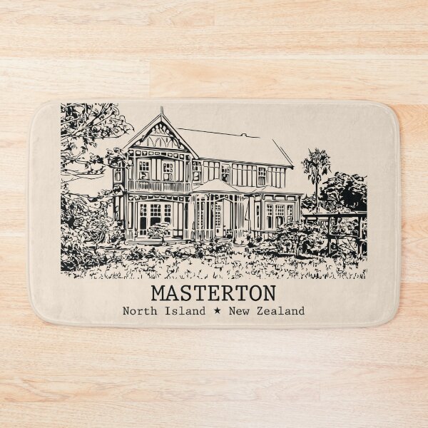 Item preview, Masterton NZ - Vintage Ink Cityscape designed and sold by Lakeric.