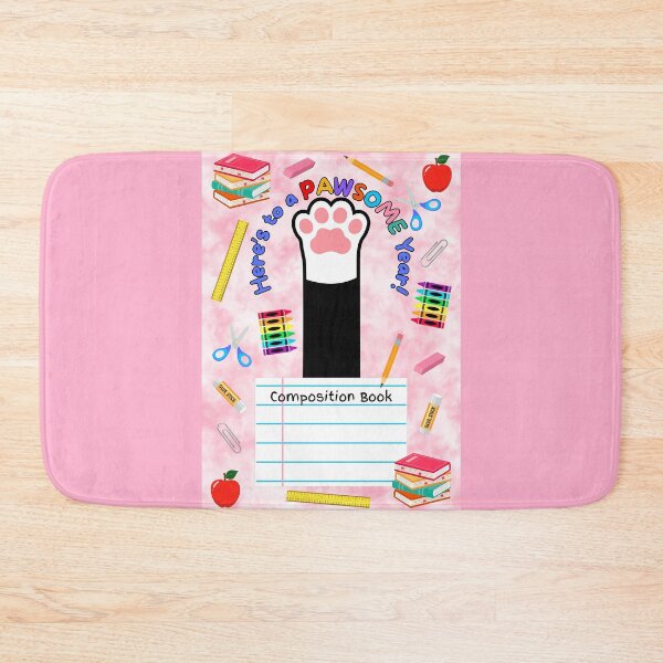 Item preview, Black Cat Pawsome School Year Composition Book designed and sold by MYCatStuff.