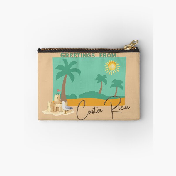 Item preview, Greetings from Costa Rica - Retro Beach Postcard Design designed and sold by DonnaRaine.