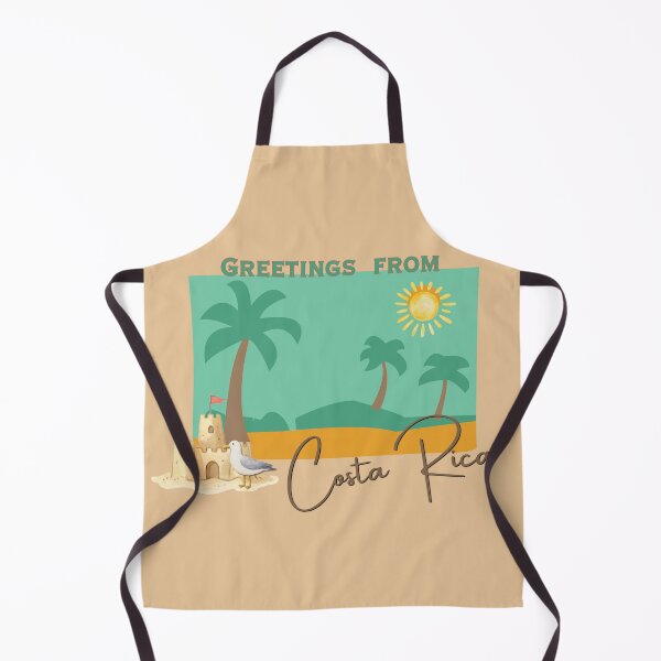 Item preview, Greetings from Costa Rica - Retro Beach Postcard Design designed and sold by DonnaRaine.