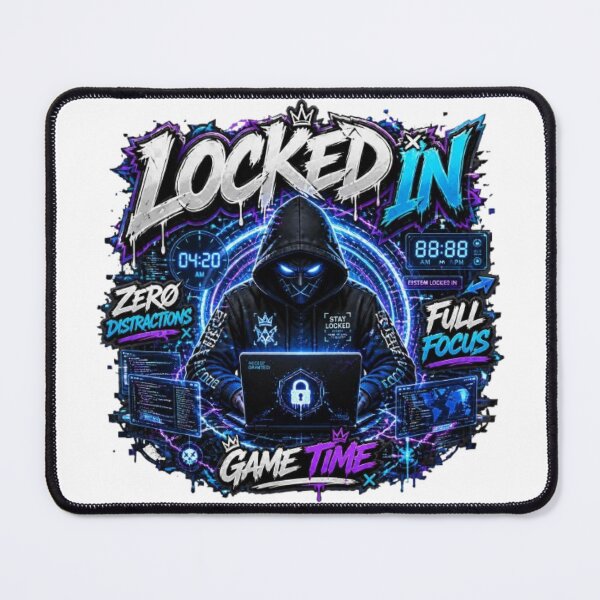 Item preview, LOCKED IN Gamer Mode | Gaming Motivation Streetwear Design designed and sold by Stylestickers55.
