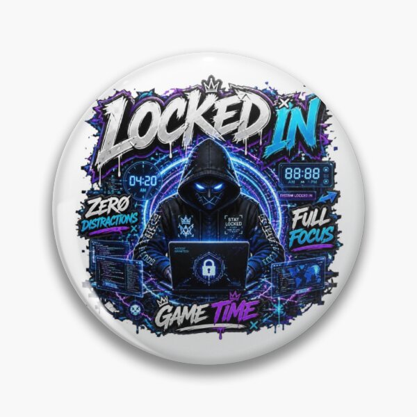 Item preview, LOCKED IN Gamer Mode | Gaming Motivation Streetwear Design designed and sold by Stylestickers55.
