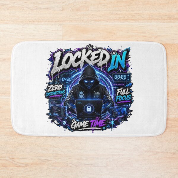 Item preview, LOCKED IN Gamer Mode | Gaming Motivation Streetwear Design designed and sold by Stylestickers55.