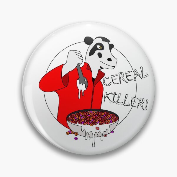 Item preview, Funny cartoon cow cereal killer mascot. designed and sold by Veebee-S.