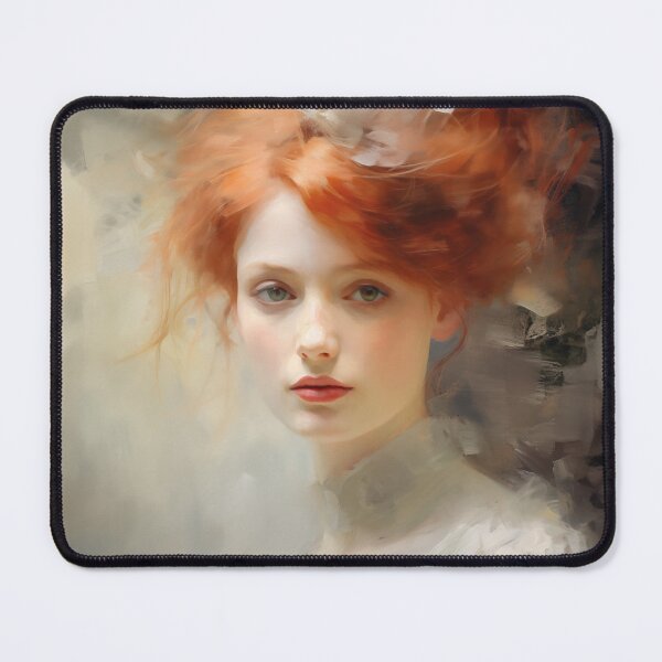 Item preview, Oil Painting Portrait of Red Haired Victorian Lady designed and sold by AniDragonfly.
