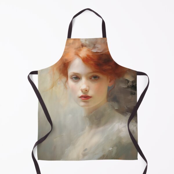 Item preview, Oil Painting Portrait of Red Haired Victorian Lady designed and sold by AniDragonfly.