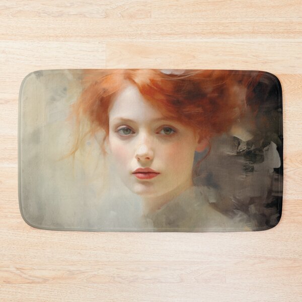 Item preview, Oil Painting Portrait of Red Haired Victorian Lady designed and sold by AniDragonfly.