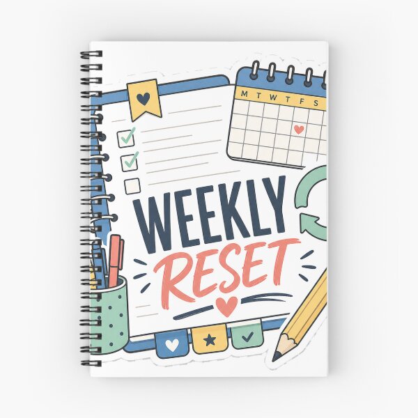 Item preview, Weekly Reset Planner Badge designed and sold by houseoflushella.
