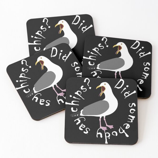 Item preview, Funny cartoon illustration of a hungry seagull. designed and sold by Veebee-S.