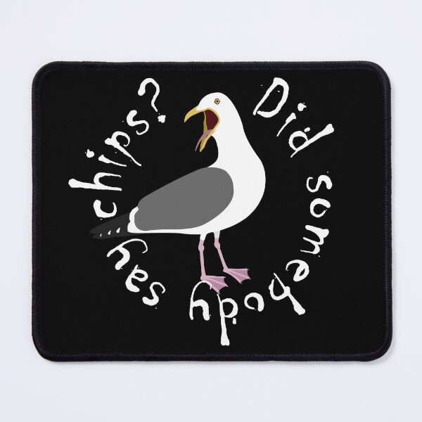 Item preview, Funny cartoon illustration of a hungry seagull. designed and sold by Veebee-S.