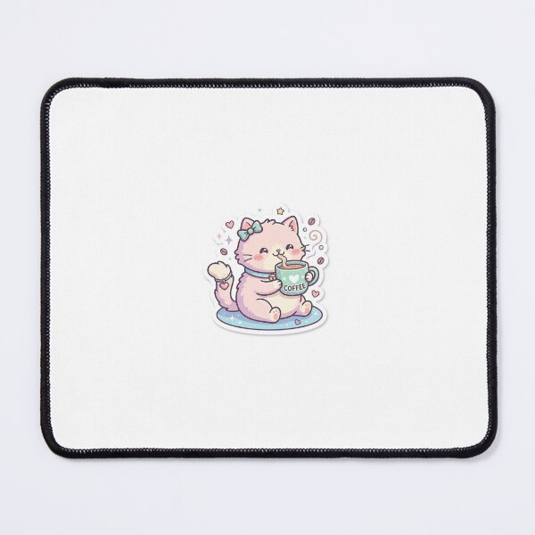 Item preview,  Cat drinking coffee. designed and sold by NithskeBR.