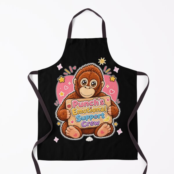 Item preview, Punch's Emotional Support Crew Punch monkey Baby Punch monkey designed and sold by Neurospicy Trolls.