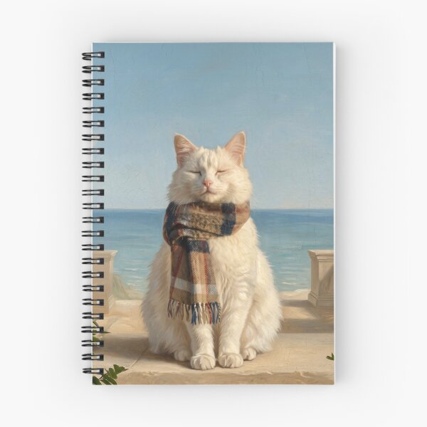 Item preview, Coastal White Cat Portrait designed and sold by Anatolii_Kys.