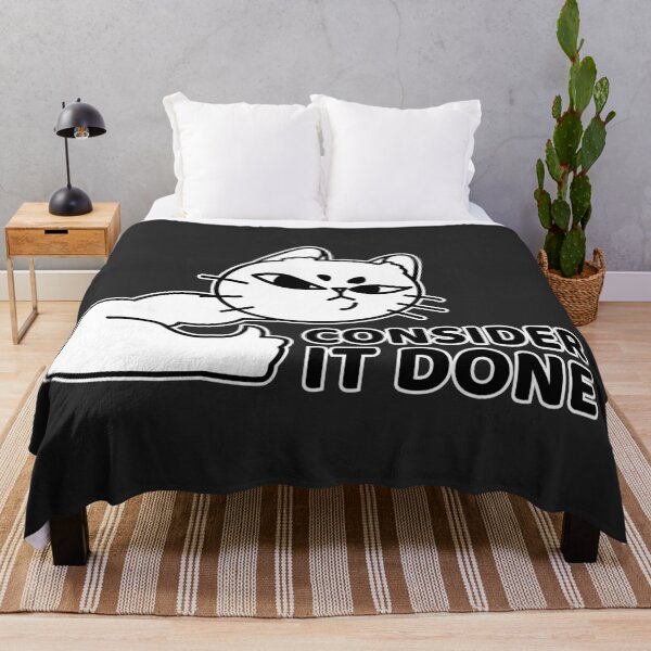 Item preview, Consider It Done Cat | Funny Office Cat designed and sold by Mammoths.