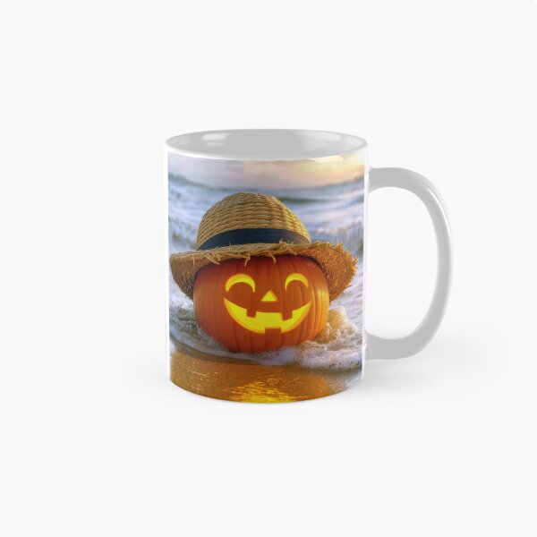 Item preview, Happy Jack-o-lantern on the Beach designed and sold by Maria Dryfhout.