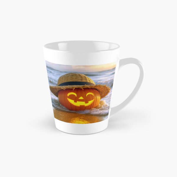 Item preview, Happy Jack-o-lantern on the Beach designed and sold by Maria Dryfhout.