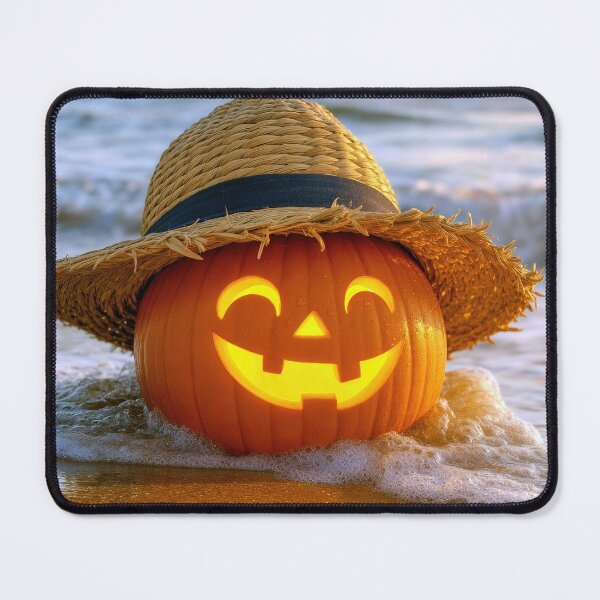 Item preview, Happy Jack-o-lantern on the Beach designed and sold by Maria Dryfhout.