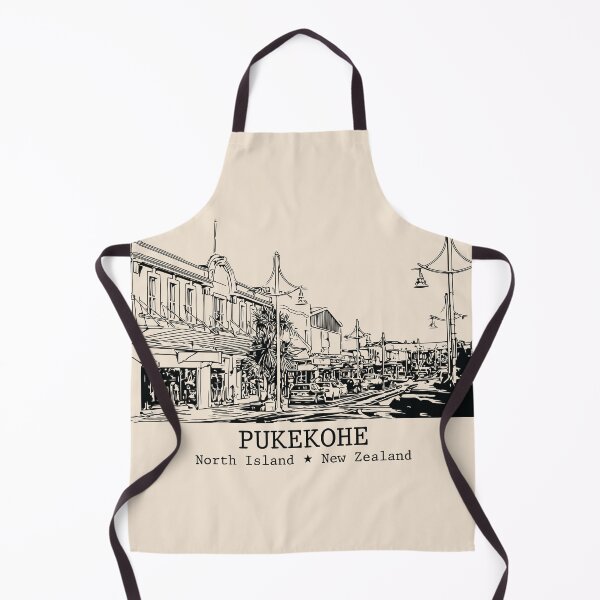 Item preview, Pukekohe NZ - Vintage Ink Cityscape designed and sold by Lakeric.