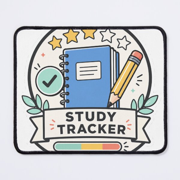 Item preview, Study Tracker Academic Badge designed and sold by houseoflushella.