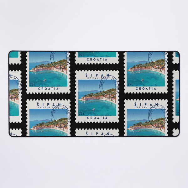 Item preview, Šipan Croatia Sutivan Adriatic Postage Stamp Sticker designed and sold by stickercuffs.