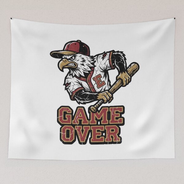 Item preview, Angry eagle baseball - game over designed and sold by LabProShop.