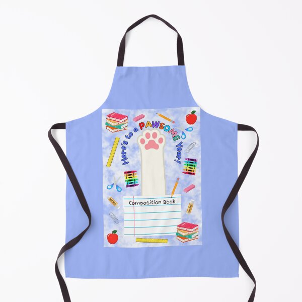 Item preview, White Cat Pawsome School Year Composition Book designed and sold by MYCatStuff.