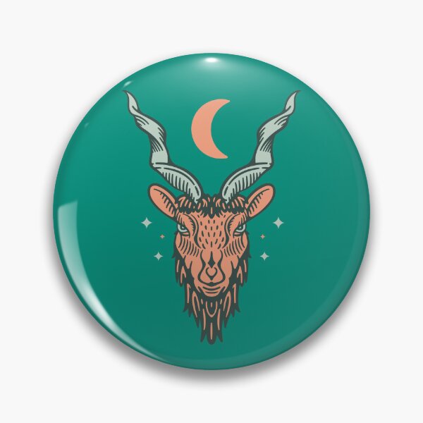 Item preview, Celestial Goat – Twisted Horn Ram with Moon & Stars designed and sold by Big-G-Clothing.
