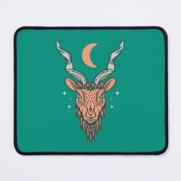 Item preview, Celestial Goat – Twisted Horn Ram with Moon & Stars designed and sold by Big-G-Clothing.