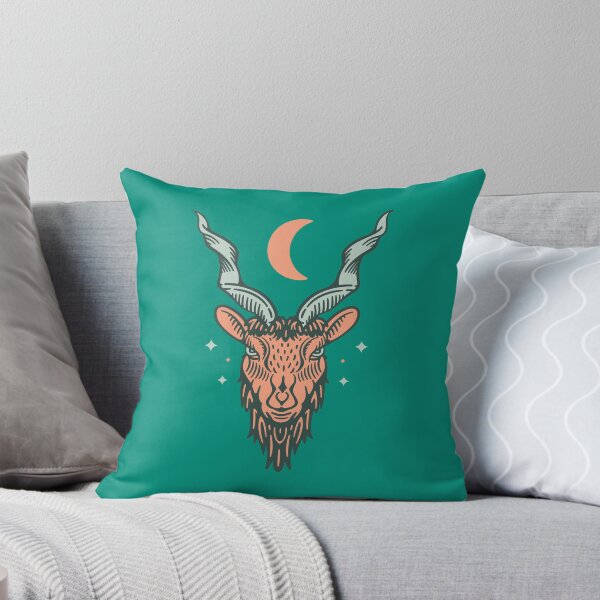 Item preview, Cabra Celestial – Carnero de Cuerno Retorcido con Luna y Estrellas designed and sold by Big-G-Clothing.