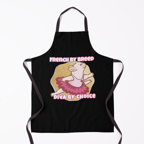 Item preview, French by breed Diva by choice French bulldog diva ballerina designed and sold by Neurospicy Trolls.