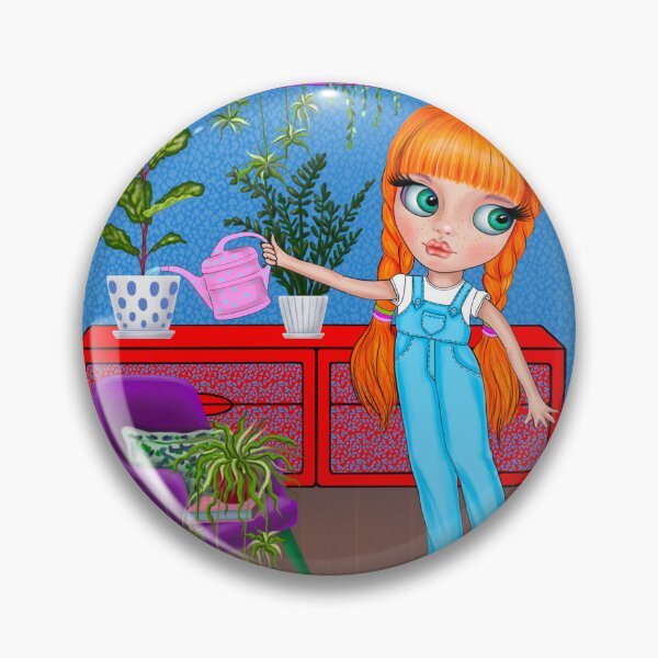 Item preview, Cute Girl Watering Plants designed and sold by Skayana.