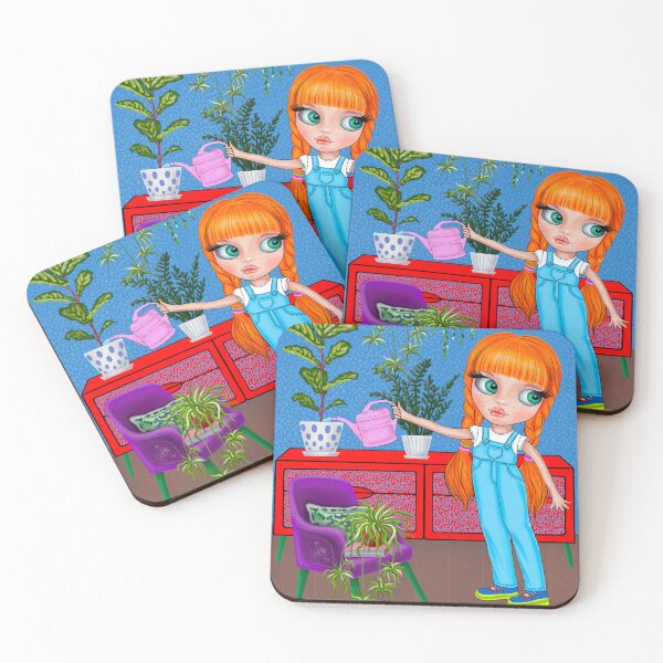 Item preview, Cute Girl Watering Plants designed and sold by Skayana.