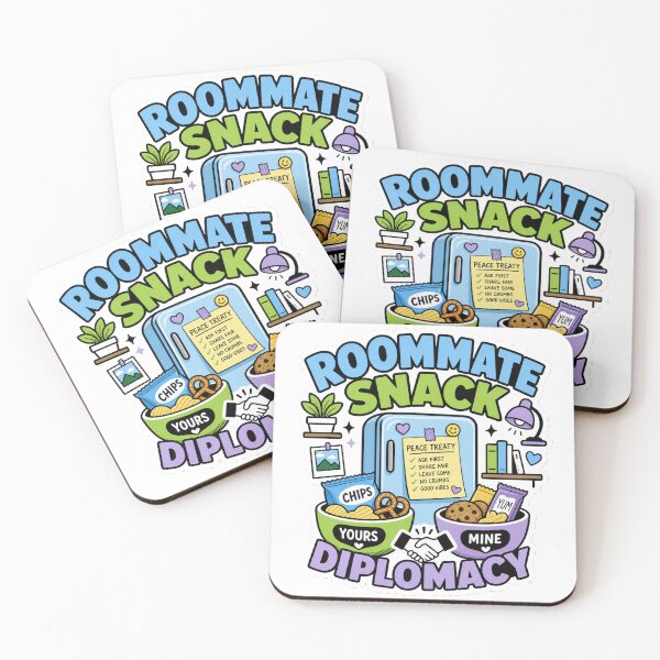 Item preview, Roommate Snack Diplomacy Dorm Humor designed and sold by houseoflushella.