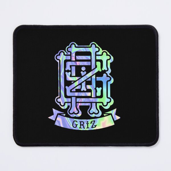 Item preview, Griz Holographic Bones Logo Tie-Dye Fanart designed and sold by FestDrip.