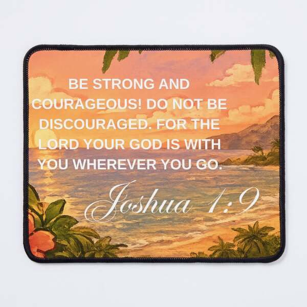 Item preview, Joshua 1:9 (Tropical) designed and sold by ANinspirations.