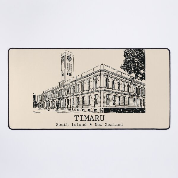 Item preview, Timaru NZ - Vintage Ink Cityscape designed and sold by Lakeric.