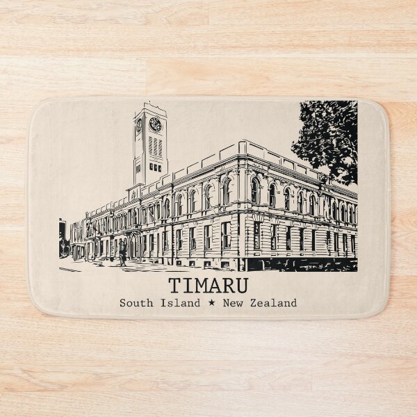 Item preview, Timaru NZ - Vintage Ink Cityscape designed and sold by Lakeric.
