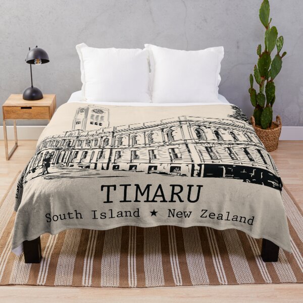 Item preview, Timaru NZ - Vintage Ink Cityscape designed and sold by Lakeric.