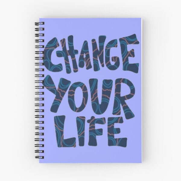 Item preview, Change Your Life Groovy Psychedelic - Marble Liquid Text Sticker designed and sold by Scro-Ciob-Shop.