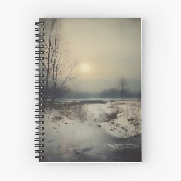 Item preview, A3  Winter Landscape, Tonalist  designed and sold by CrumbBumStudio.
