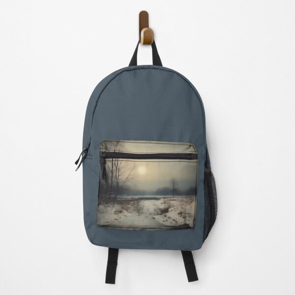 Item preview, A3 Winter Landscape, Tonalist designed and sold by CrumbBumStudio.