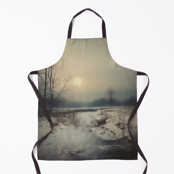 Item preview, A3 Winter Landscape, Tonalist designed and sold by CrumbBumStudio.