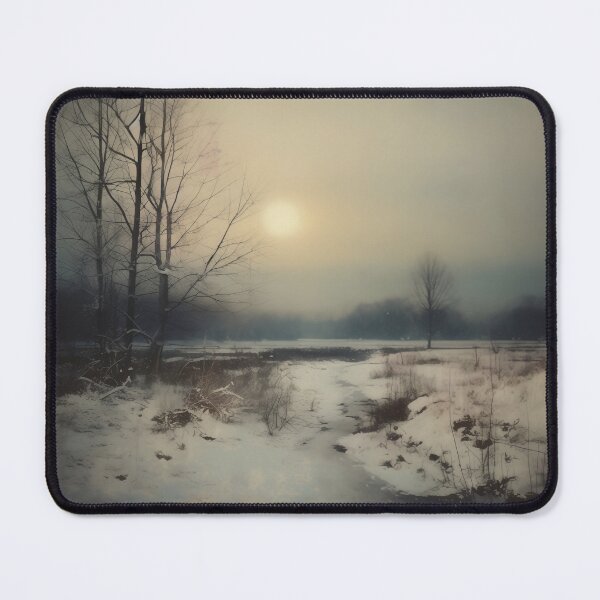 Item preview, A3  Winter Landscape, Tonalist  designed and sold by CrumbBumStudio.